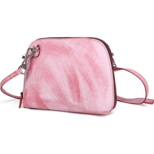 Women Shoulder Bag Male Messenger Bag Genuine Leather Crossbody Bags For Women Cute Handbags High Quality Pink Gift