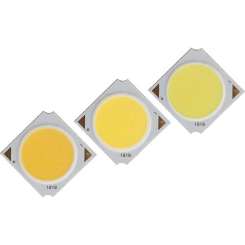 10PCS 19mm 17mm Square Aluminum Board LED COB Strip Light Source Module 10W 15W 20W 30W 120LM/W COB bulb lamp Epistar chip