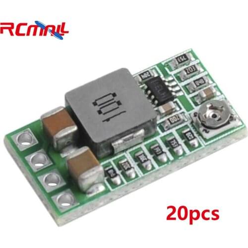 20PCS Mini DC-DC 12-24V To 5V 3A Step Down Power Supply Module Voltage Buck Converter Adjustable 97.5% 1.8V 2.5V 3.3V 5V 9V 12V