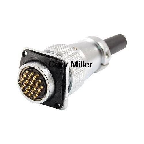 AC 250V 5A 10/12/19 Pins Electric Deck Aviation Connector Plug PLS24-10/12/19 PIN