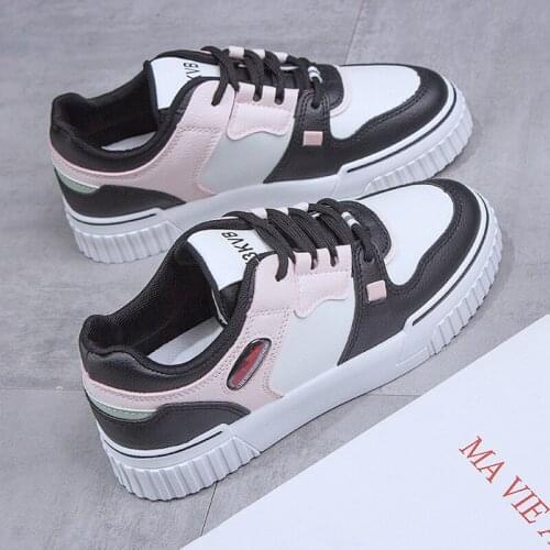 ZEEKSON White Shoes Womens Shoes 2021 Spring New Wild Student Ins Tide Shoes Female Korean Sports Casual Shoes Female Shoes