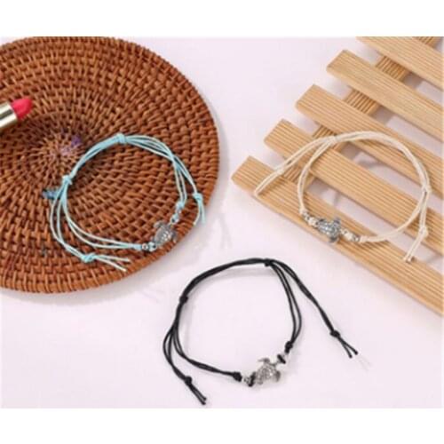 Turtle Pendant Anklets For Women 2020 Shell Anklet Bracelets On The Leg Bohemian Foot Ocean Jewelry