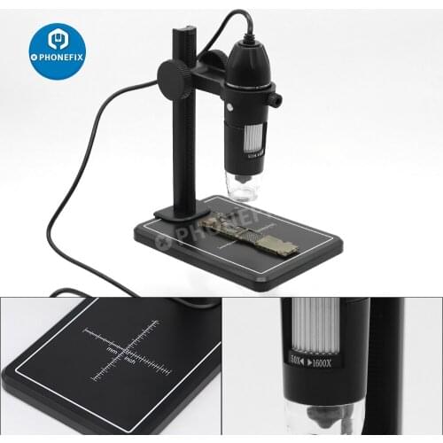 1600X 1000X USB Microscope Handheld Portable Digital Microscope 8LED Magnifier Electronic Stereo Magnification Endoscope Camera
