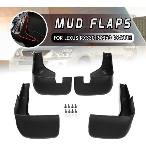 For Lexus RX330 RX350 RX400H 2004-2009 Front Rear Car Mud Flaps Mudflaps Mudguards Splash Guard for Fender Accessories