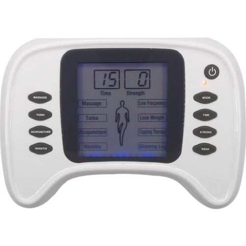 3 in 1 new Dual outputs Electrical Stimulator Full Body Relax Muscle Therapy Massager Pulse tens Acupuncture +rhinitis therapy