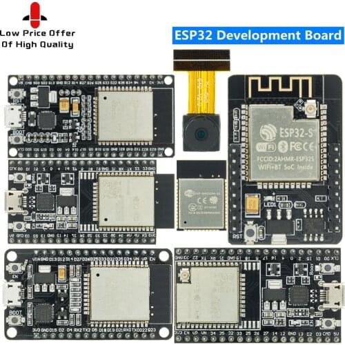 ESP32 Development Board WiFi+Bluetooth Ultra-Low Power Consumption Dual Core ESP-32 ESP-32S ESP 32 Similar ESP8266 ESP32-9102