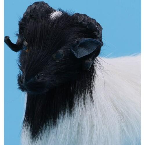 Sheep Goat Statue Figure Toy for Home Desk Garden Decoration