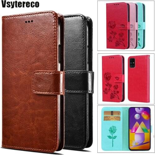 For Samsung Galaxy M31S Flip Cover for Telefoonhoesje Samsung Galaxy M21 M31 M51 M 21 11 01 M30S M01S Core M11 Case Wallet Coque