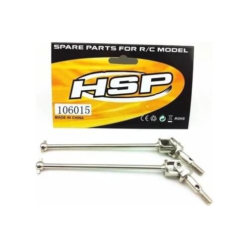 HSP 1/10 Aluminum Parts 106015 Universal Dogbone Shaft Joint 2P 06047 Upgrade For RC Buggy Warhead 94106