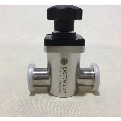 1/4" Shut-Off Manual Diaphragm Stainless Steel Type Needle Straight Through Valve