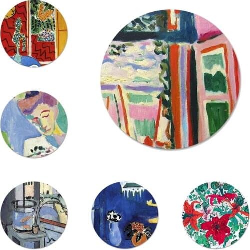 Henri Matisse Art Painting Badge Brooch Pin Accessories For Clothes Backpack Decoration gift