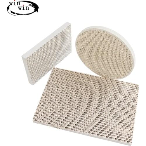 Round Refractory Brick Square Honeycomb Welding Plate Round Refractory Brick Gold Silver Copper Jewelry Welding Processing Heat