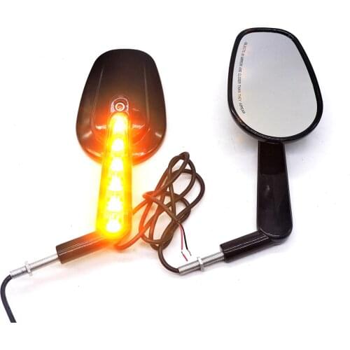 For Harley 09-17 V-ROD VRSCF Motorcycle LED Front Turn Signals Rear View Rearview Side Mirrors 2009 2010 2011 2012 2013-2017