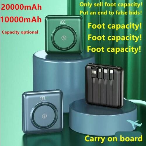 New Power Bank 20000mAh TypeC Micro USB Fast Charging Powerbank LED Display Portable External Battery Charger For phone tablet