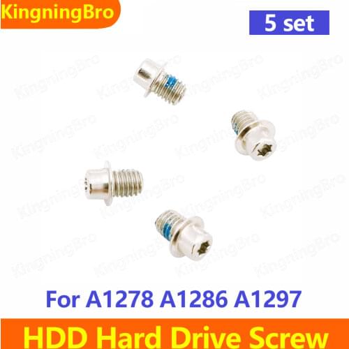 5 Sets New HDD Hard Drive Screw For Macbook Pro A1278 A1286 A1297