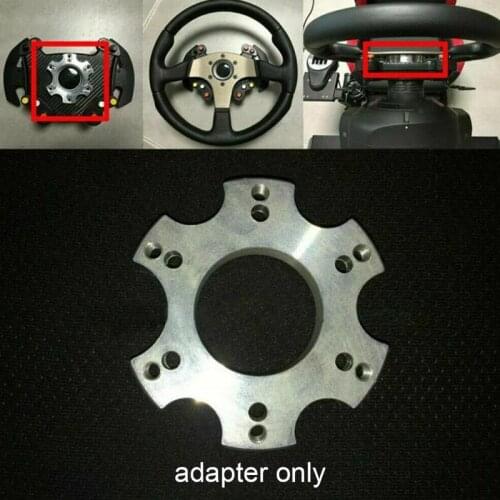 Steering Wheel Aluminum Alloy Adapter Plate 70mm/2.75" Suitable Adapter Gasket For Thrustmaster Ring T300RS Parts F8I1