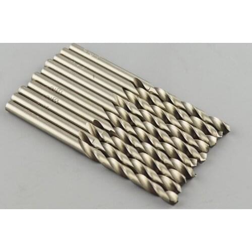 10PCS/Set HSS Twist Drill Bit 2.5mm/3mm/3.5mm/4mm Micro HSS Twist Drilling Auger Bit for Electrical Drill Woodworking Power Tool