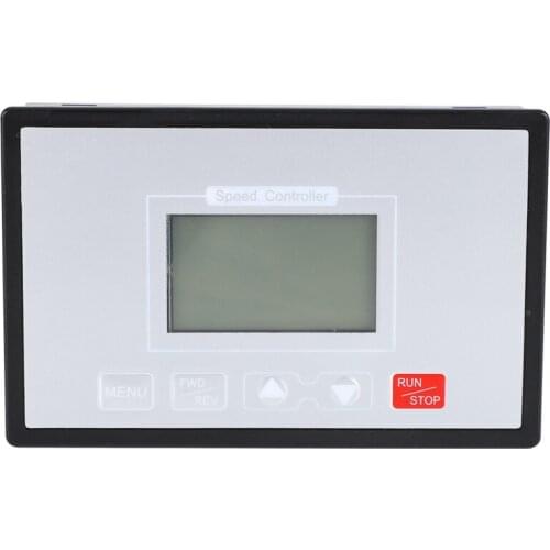 Hot Sale LCD Smart Digital Display 0-100% Adjustable 60A PWM DC 12V-48V Motor Speed Controller Timing Reversible Meter