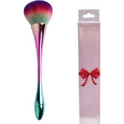 1PC Foundation Loose Powder Blush Brush Make Up Brush Tool Soft Gradient Color Cosmetic Brush Women Cosmetic Tool Maquillage