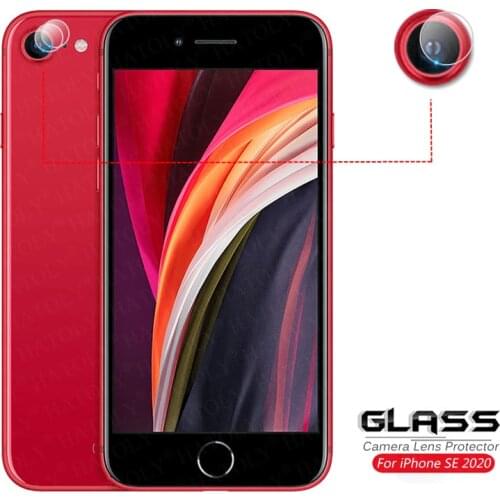 2Pcs For Glass iPhone SE 2020 Camera Lens Protector For iPhone SE2 SE 2 Camera Glass Protective HD Back Film For iPhone SE 2020
