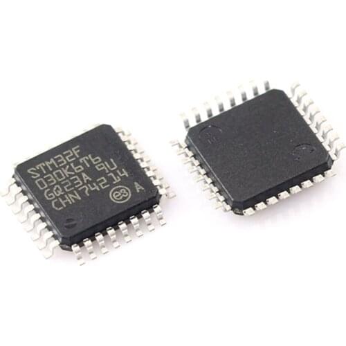 5pcs STM32F030K6T6 MCU 32-bit ARM Cortex M0 RISC 32KB Flash LQFP-32