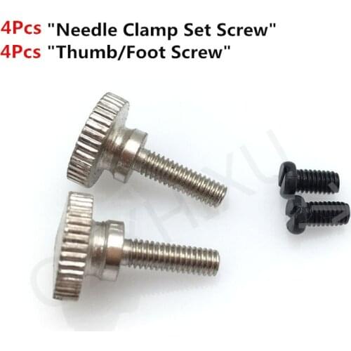 8 Screws/set) "Needle Clamp Set Screw" and "Thumb/Foot Screw" For Juki Single Needle Industrial Sewing Machines tools 7YJ303