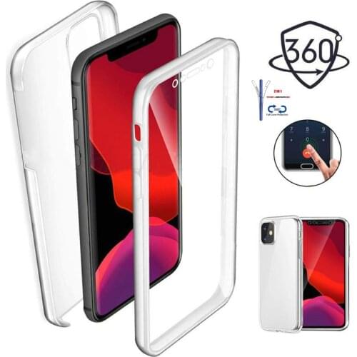 360 Full Protective Cases For Huawei P Smart 2021 Y5P Y6P Y7P Y8P Honor 9S 9C 9X 8A 8S 8X FIG-LX1 POT-LX1 LX3 Shockproof Cover