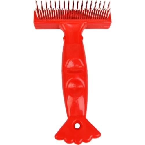 Pet Cat Dog Massage Comb Shell Comb Grooming Hair Removal Shedding Cleaning Brush Multifunction Pet Grooming Dog Supplies