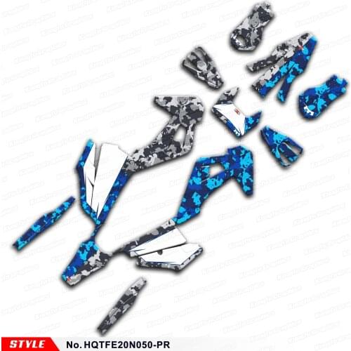 AFTERMARKET Camouflage Stickers for TE 150i 250i 300i FE250 FE350 FE450 FE501 FE 250 350 501 20 to 22, Style No. HQTFE20N050-PR