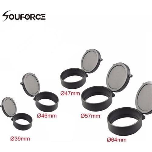39/46/47/57mm Diameter Hunting Scope Lens Cover Dustproof Cap For Scope of Hunting Gun Accessories