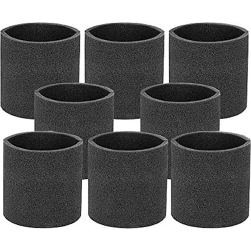 8 Pack 90585 Foam Sleeve VF2001 Foam Replacement Filter for Wet Dry Vacuum Cleaner, Fits for Shop-Vac Vacuum Cleaners