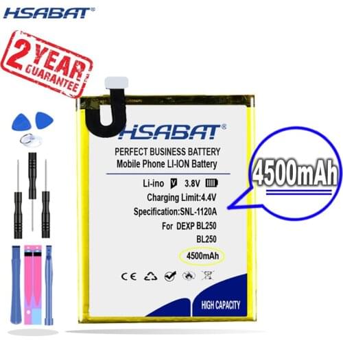 New Arrival [ HSABAT ] 4500mAh BL250 Replacement Battery for DEXP BL250 iMobile phone