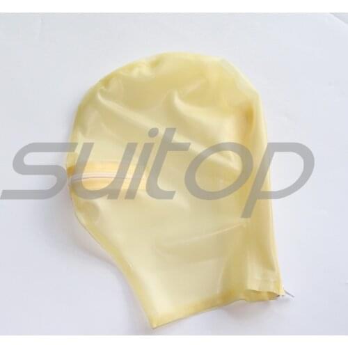 Suitop New latex Hoods rubber masks for ault costumes