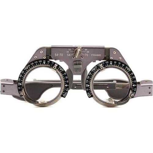 Pd 54-70mm Adjustable Titanium Optometry Trial Frame Light Weight Trial Lens Frame Ophthalmology Teaching