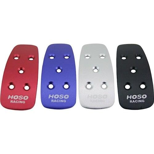 Universal Car Aluminum Alloy Pedal High Performance Brake Clutch Pedal Pad Plate Car Modification Manual Gear Pedal