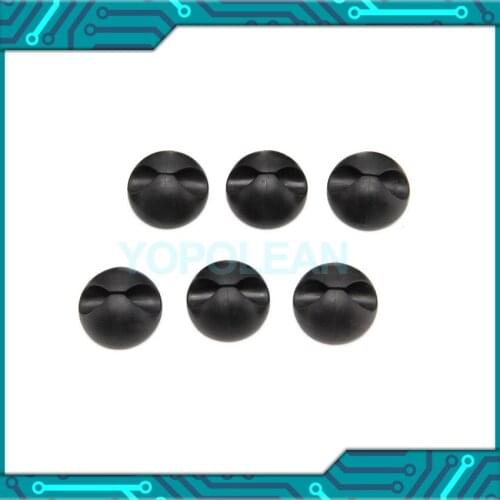 6pcs Black Cable Wire Cord Lead Drop Clips USB Charger Holder Tidy Desk Organiser