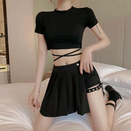 Women Pole Dance Clothing Jazz Practice Wear Crop Tops Black Pole Dance Shorts Nightclub Party Outfit Korean Singer Wear VDB3275