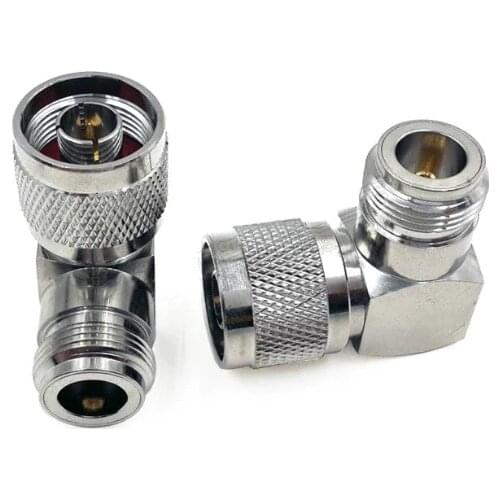 10pcs N male To N female Right Angle 90 Degree RF Connector adapters