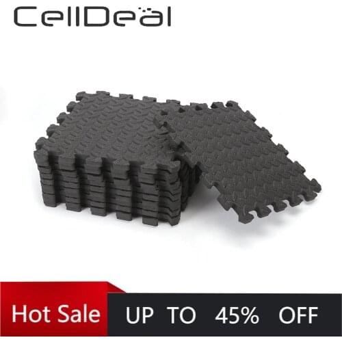 12 Pcs Workout Floor Weight Lift Puzzle Mat Foam Gym Exercise Fitness Mats Yoga Baby Crawling Mat Carpets for Living Room