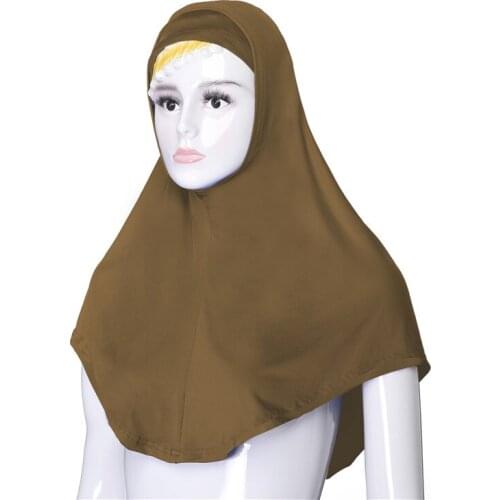 2pcs Women Muslim Hijab Hat Ninja Under Scarf Amira Arab Bone Bonnet Head Neck Full Cover Niquabs Inner Hat Scarf Headwear New