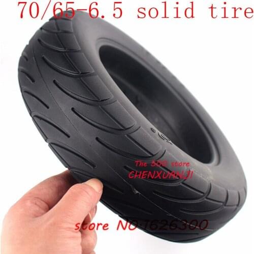 70/65-6.5 solid tyre fits Xiaomi Ninebot balance car scooter 10x3.00-6 Scooter solid tubeless Non-Pneumatic wheel tire