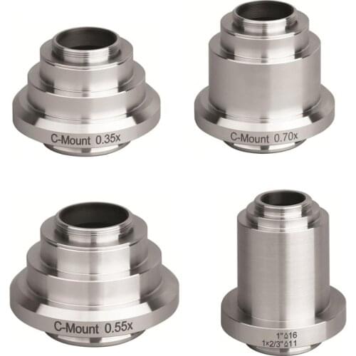 0.35X, 0.55X, 0.7X, 1X Microscope Camera C-mount Adapter Compatible for Leica Microscopes