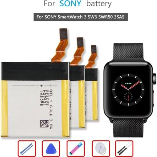 420mAh Battery GB-S10-353235-0100 for SONY SmartWatch 3 SW3 SWR50 3SAS Watch Li-ion Bateria
