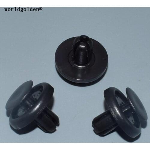 Worldgolden 100pcs auto fasteners Front Bumper Fender Retaining Clip for Toyota#90467-07215(9046707215)