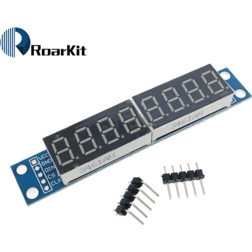 Free shipping! MAX7219 LED Digital Tube Display Module Supports cascading three IO port control for arduino