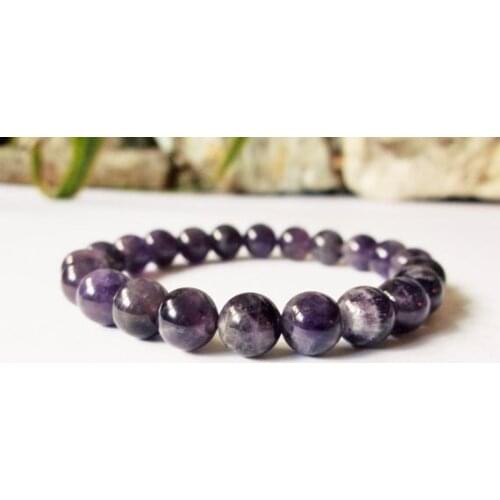 Natural stone amthyst bracelet. mala. Healing bracelet for spiritual connection