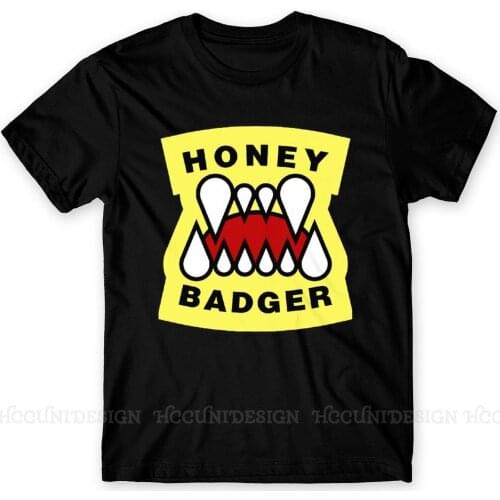 Honey Badger 2020 Print Cotton T-Shirt Camiseta Hombre Daniel Ricciardo F1 Men Fashion Graphic T Shirts Streetwear Adult Shirt