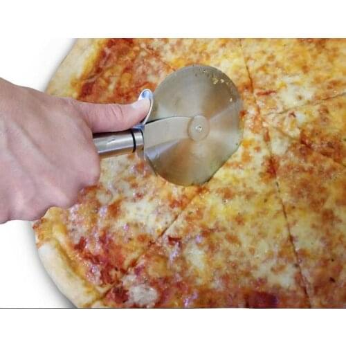 Home Baking Tools Stainless Steel Pizza Cutter Diameter 6.5 CM Round Knife & Wheels Pizza Tools Kitchen Accessorie