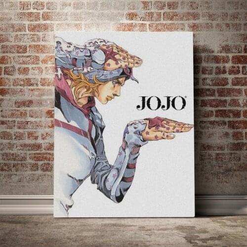 Canvas Prints Johnny Joestar Paintings Wall Art Jojo S Bizarre Poster Anime Role Modular Pictures For Bedroom Modern Home Decor