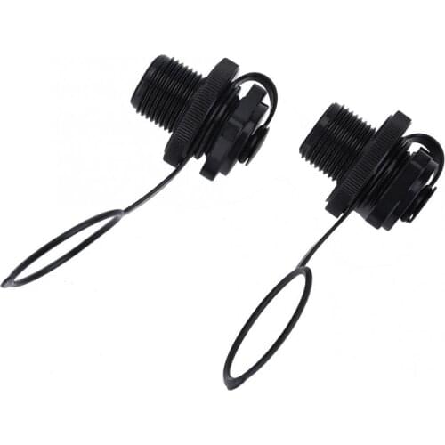 2pcs Inflatable Boat Air Valve ABS Raft Valve for Kayak Rowing Boats Raft Kayak Replacement Screw Accessory